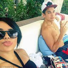 Becky G Ensures Boyfriend Austin Mahone Only Has Eyes For Her In Bikini Daily Mail Online