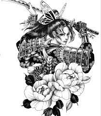 Katana sword is the most popular sword in japan. Female Samurai Tattoo Warrior Geisha Tattoo Design Novocom Top