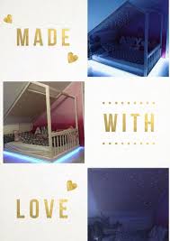 Diy Dachschragen Hausbett Kinder Zimmer Kinderzimmer Kinderbett Dachschrage
