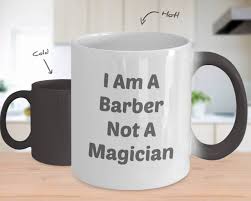 barber gift ideas color changing mug