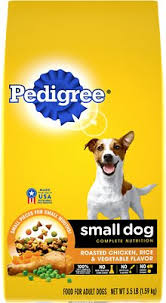 Pedigree Small Dog Complete Nutrition Roasted Chicken Rice Vegetable Flavor Small Breed Dry Dog Food 3 5 Lb Bag
