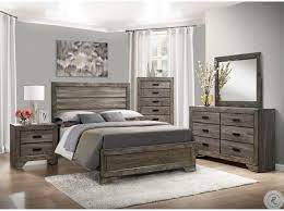 Flynnter king panel bedroom set. Grayson Grey Oak Panel Bedroom Set From Elements Furniture Coleman Furniture