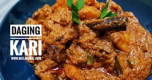 .waronghunter daging gulai kawah resepi daging masak mamak yang sedap air tangan dato rizalman gulai daging paling sedap. Resepi Kari Daging Kerisik Ini Adalah Bellarina Natasya