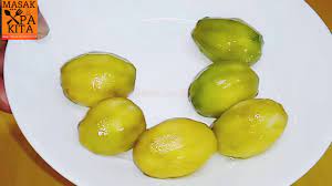 Kedondong muda memang dah masam. Cara Buat Jeruk Kedondong Ambarella Pickles By M A K Resepi 325 Youtube