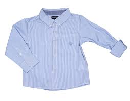 Andy Evan Boys Classic Oxford Dress Shirt Blue