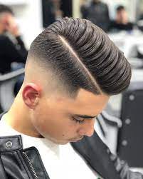 Pin On Side Part Haircut