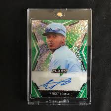 Had in his little toe (j/k). 2020 Leaf Flash Wander Franco Autograph
