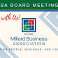 December MBA Board Meeting