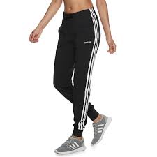 Womens Adidas Essentials 3 Stripe Midrise Pants Size