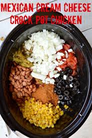 Mexican Cream Cheese Crock Pot Chicken Recipe Crock Pot Cooking Pot Recipes Crockpot Dishes