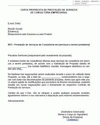 Modelo De Carta Proposta De Prestacao De Servicos Em Consultoria Empresarial Completo