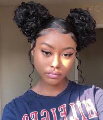 This curly hairstyle is perfect for women who need a hair routine that isn't complicated and want their natural texture to exist effortlessly. Pinterest Faith Natural African American Hairstyles Medium Length Hair Styles Natural Hair Styles