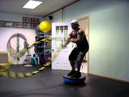 Concentric Fitness Vt Battle Ropes On A Bosu Ball Battle Rope Workout Battle Ropes Sprint Workout
