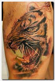 Amazing Roaring Tiger Tattoo Domantas Parvainis Ink Chill Hot Tattoo Tiger Tattoo Tattoos Animal Tattoos