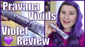 Requires only a single application per week. Pravana Chromasilk Vivids Violet Hair Dye Review Youtube