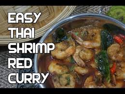 Plump shrimp are simmered in a rich and fragrant coconut sauce infused with green chilies and fresh how to make shrimp curry. Easy Red Thai Shrimp Curry Recipe Youtube