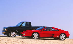 The 348 has a terrible reputation, road tests and reviews at the time said it was twitchy on the limit, slower than it should have been and stylistically cha. Tested 1991 Gmc Syclone Vs Ferrari 348ts