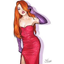 This costume is the startling choice for halloween parties, comic conventions or festivals. Serge Fiedos Korrigan Taylor Jessica Rabbit Cosplay Fanart