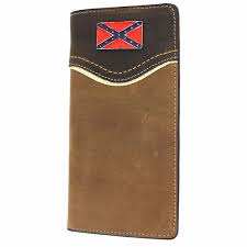 Printed polyester usa/rebel/gadsden don't tread on me combination flag. W118 Rockinleather Rodeo Wallet W Confederate Flag Concho