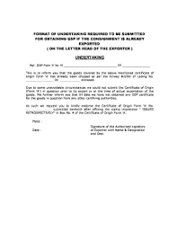 * * if a child is 18 years of age and above, he/she must sign a separate letter of undertaking. Letter Of Undertaking Fill Online Printable Fillable Blank Pdffiller