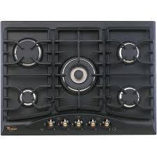 Piano Cottura 5 Fuochi Nero Antracite Whirlpool Griglie In Ghisa Akm394 Na Piani Cottura Arredamento Elettrodomestici