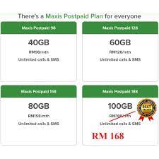 They are maxis, u mobile and celcom, each with their own slight variations for their offerings. Maxis Postpaid Infinite Unlimited Internet Data Wifi Hotspot Special Corporate Business Plan Shopee Malaysia