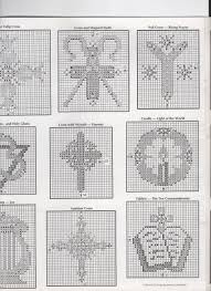 We are trying to go do this now. Pg 10 55 Favrite Christian Symbols Chrismon Patterns Christian Cross Stitch Mini Cross Stitch
