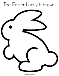Coloring page easter bunny colouring coloring page staggering. The Easter Bunny Is Brown Coloring Page Twisty Noodle