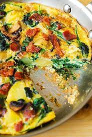 Bacon Potato And Kale Frittata Recipe Healthy Breakfast Recipes Breakfast Recipes Casserole