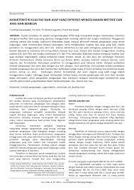 Pengertian pisces ( ikan ). Pdf Karakteristik Kualitas Ikan Asap Yang Diproses Menggunakan Metode Dan Jenis Ikan Berbeda