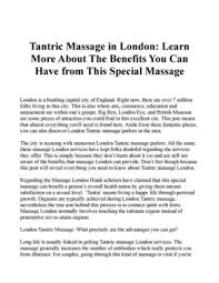 Тайский массаж релаксация ❤ тайский тантрический массаж ❤ thai spa massage. Calameo Tantric Massage In London The Best Tactile Massage For Your Body