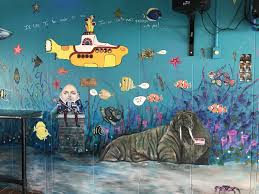 Octopus S Garden Mural Art Character