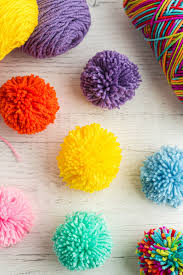 All you need is yarn in your favorite color, a piece of stiff cardboard and a pair of scissors. How To Make A Pom Pom Crafts By Amanda