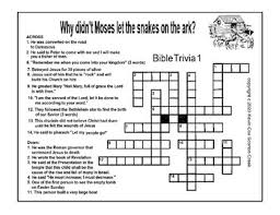 Read on for some hilarious trivia questions that will make your brain and your funny bone work overtime. Bible Trivia 1 Crossword Puzzle Mostly New Testament Why Didn T Moses Let