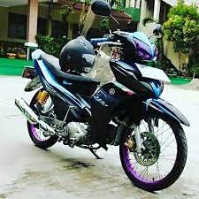 Tampilan yamaha mx 135 asal vietnam ini makin galak dengan balutan cat bunglon warna biru keunguan. Spark 115 Zr Nya Striping Variasi Jupiter Z Dan Vega Facebook