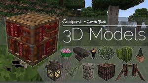 3d Models For Conquest Resource Pack Minecraft Resource Packs This Is A Community Made Resource Pack Made To Be Used With The Packing 3d Model Minecraft 1