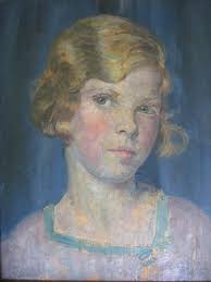 AFTER CATHLEEN MANN BRITISH IMPRSSIONIST GIRL CHILD PORTRAIT