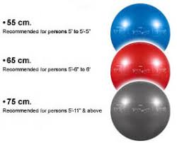 Yoga Ball Sizes