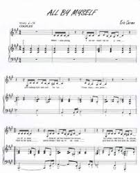 Print And Download For Free All By Myself Piano Sheet Music By Celine Dion Piano Sheet Music Free Celine Dion Sheet Music