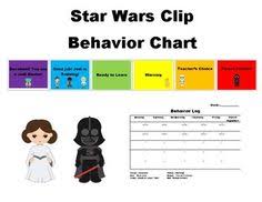 Behavior Clip Chart Star Wars Teach Behavior Clip