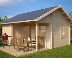 Grosses Gartenhaus Mit Terrasse Oklahoma 26 4m 70mm 5x6 Hansagarten24 Gartenhaus Mit Terrasse Gartenhaus Ferienhaus Kaufen