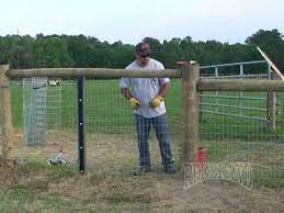 How far apart do fence posts need to. Horse Fence Installation Part 2 Of 2 Youtube