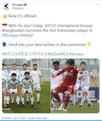 Discover the online chess profile of vella asnawi (vellaasnawi) at chess.com. Debut Di Liga Korea Selatan Asnawi Mangkualam Ukir Sejarah Bolatimes Com