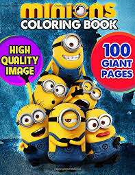 Print coloring page download pdf. Minions Coloring Book Suoer Coloring Book For Kids And Fans 100 Giant Pages To Coloring 50 High Quality Images Bell David 9798676178994 Amazon Com Books