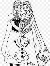 Elsa, anna ve arkadaşları ile eğlenceli boyama zamanı. Elsa And Anna Elsa And Anna Coloring Book Kristoff Elsa White Child Mammal Png Pngwing