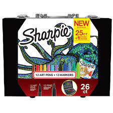 Check out our sharpies coloring selection for the very best in unique or custom, handmade pieces from our shops. Sharpie Coloring Kit With Permanent Markers Art Pens And Coloring Booklet Hard Case 26 Count Walmart Com Walmart Com