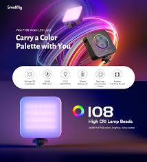 SmallRig 4055 Vibe P108 RGB Video Işığı - Türkiyede Amerika Fiyatları  Uygulayan Tek Marka