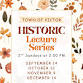 Historic Lecture Series - 11/9 Cobblestone event image