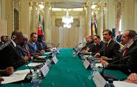 Finance Minister Mozambique Manuel Chang 3-l Editorial Stock Photo