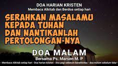 Nantikanlah Pertolongan Tuhan Doa Malam Kristen Doa Malam Sebelum Be Doa Tuhan Malam